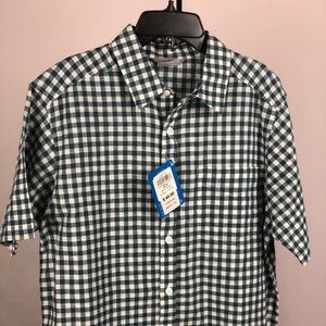 Columbia Mens Stevens VIllage Plaid Button Down S